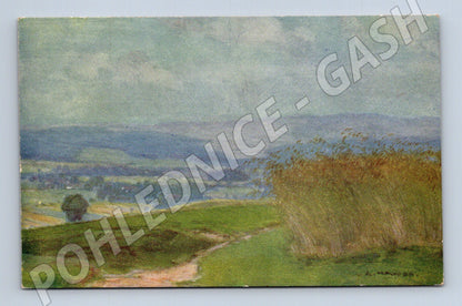 Pohlednice malba krajina Al. Kalvoda (M31166)