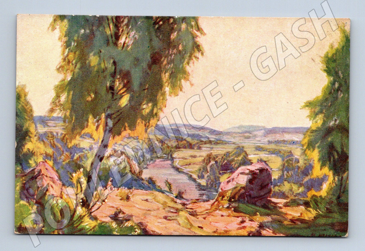 Pohlednice krajina Al. Kalvody (M31167)