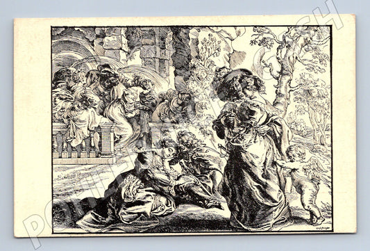 Pohlednice Rubens Zahrada lásky RYL Christoph Jegher (M31173)