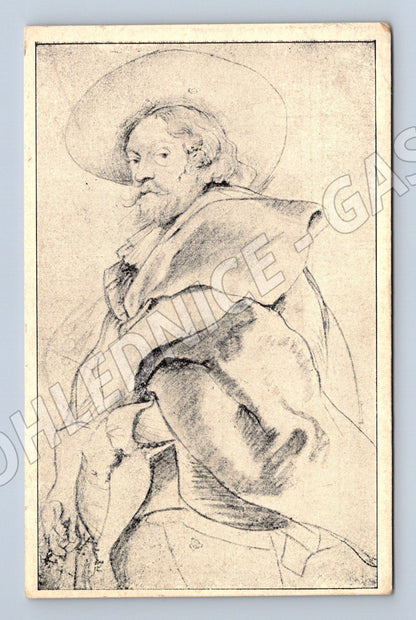 Pohlednice P. P. Rubens autoportrét Louvre (M31177)