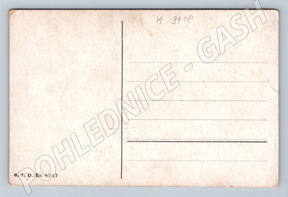 Postcard Kriegsgetraut soldier and woman romance (M3118)