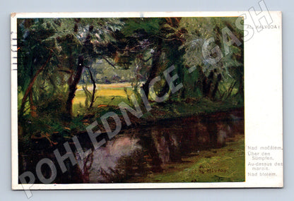 Pohlednice Praha A. L. Kalvoda Nad močálem 1927 (M31181)