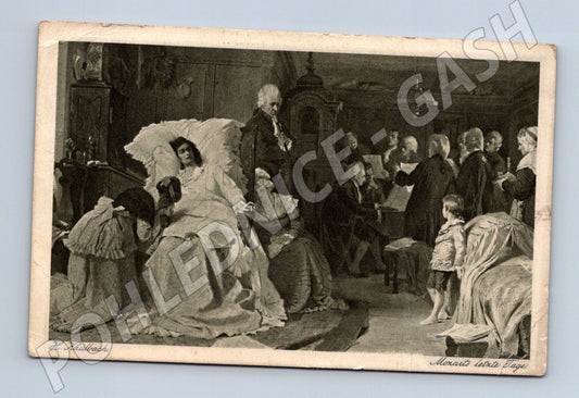 Pohlednice Rakousko Mozart poslední dny 1917 (M31182)