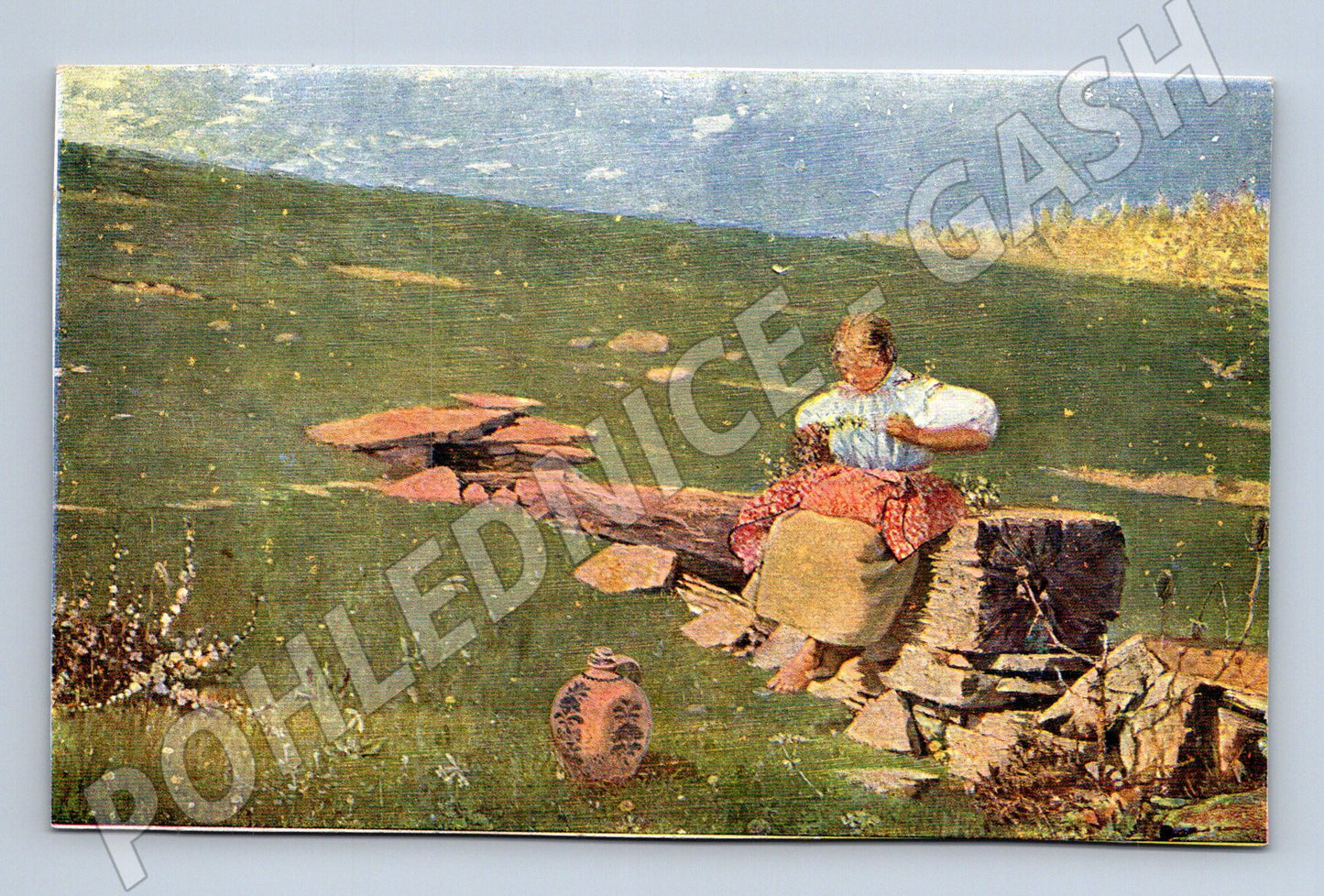 Pohlednice Joža Uprka U napajedla (M31197)