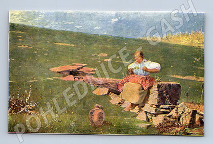 Pohlednice Joža Uprka U napajedla (M31197)