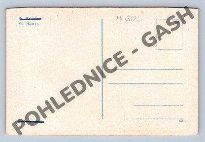 Pohlednice Svatý Hostýn kapličky malý formát do 1950 (M312)