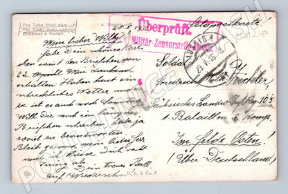 Pohlednice Německo záchrana na vodě voják WWI 1916 (M31218)