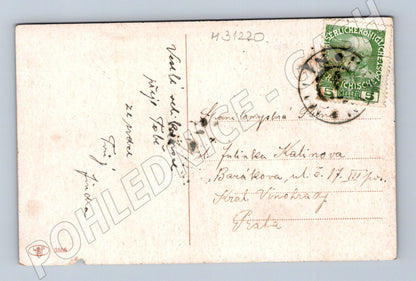 Pohlednice Velikonoční mlynářská chalupa 1905 (M31220)