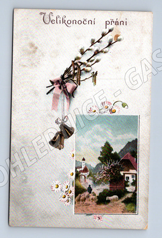 Pohlednice Slovensko Velikonoční přání 1930 (M31225)