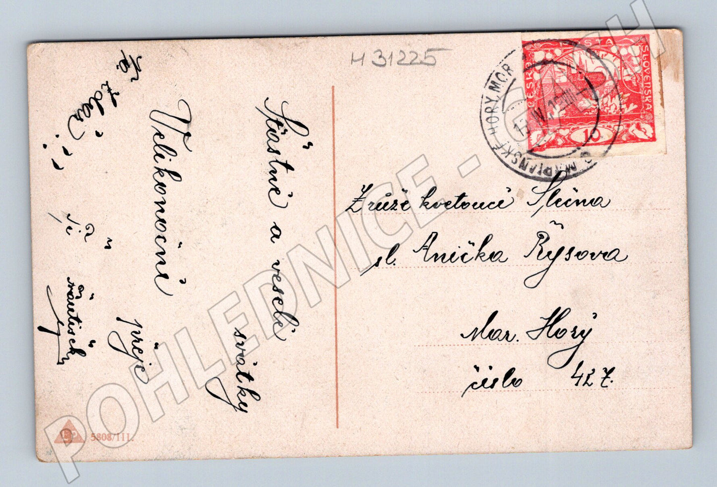Pohlednice Slovensko Velikonoční přání 1930 (M31225)