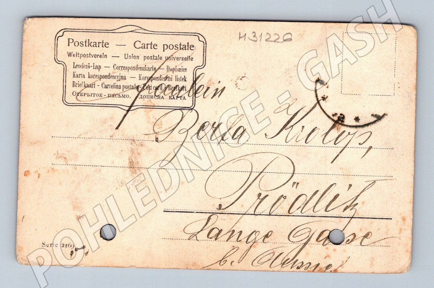 Pohlednice Velikonoční kuřátka (M31226)
