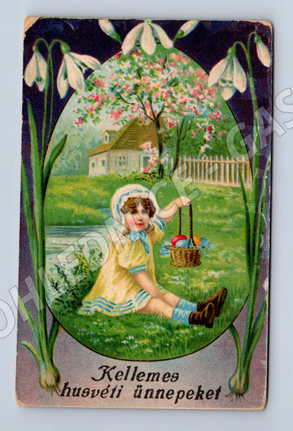 Pohlednice Maďarsko velikonoční přání 1912 (M31228)