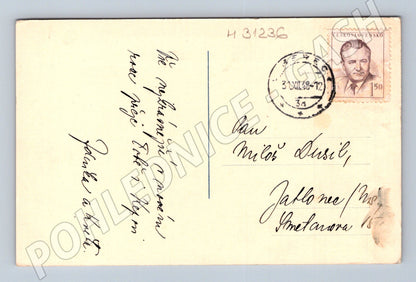 Pohlednice Novoroční motiv zátiší 1948 (M31236)