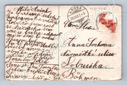 Pohlednice Novoroční motiv děti 1907 (M31246)