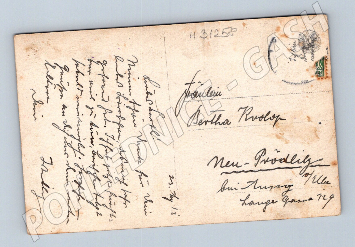 Pohlednice žena s květinami 'Blumensprache' 1912 (M31258)