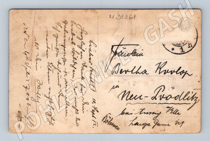 Pohlednice Čechy žena s květinami 'Blumensprache' 1912 (M31261)