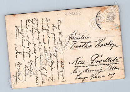 Pohlednice Německo žena s květinami 1913 (M31262)