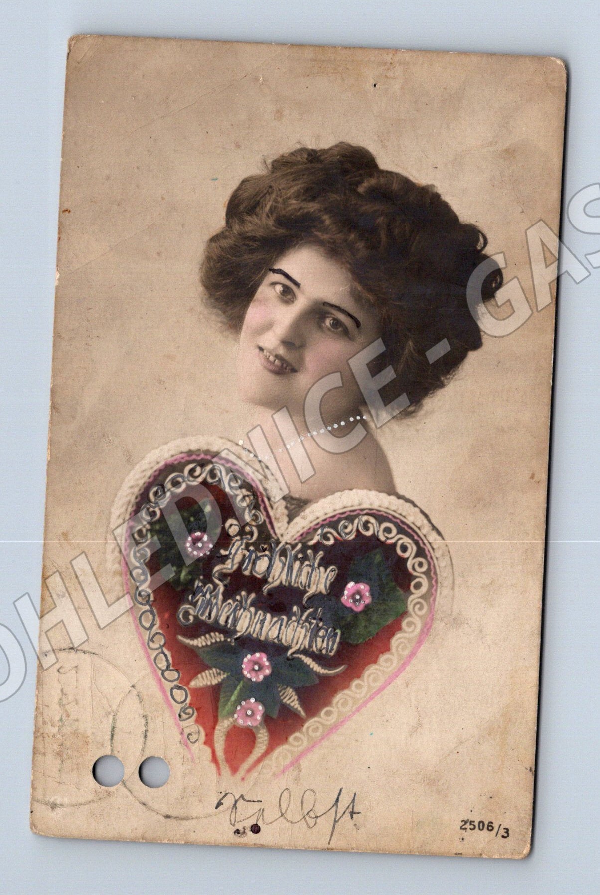 Pohlednice žena se srdcem Mei'm Liebling 1914 (M31263)