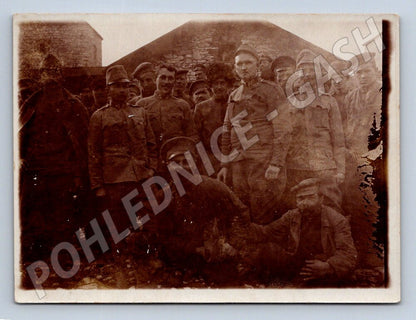 Postcard soldiers World War I (M3127)