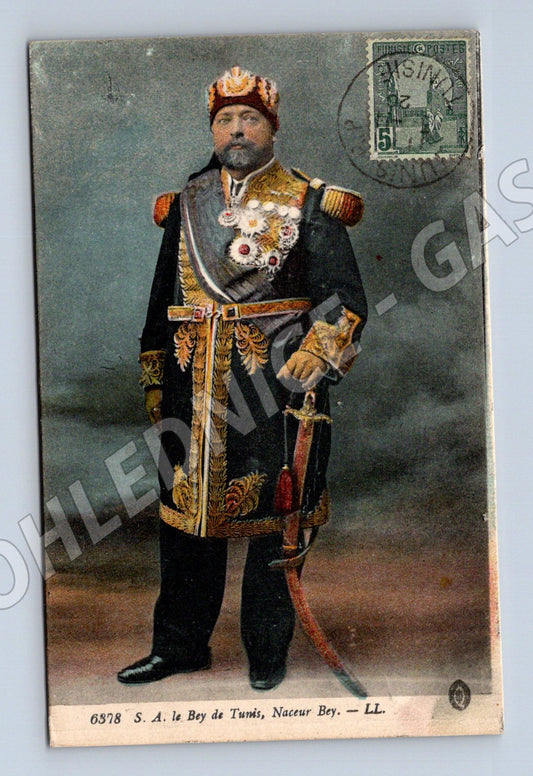 Pohlednice Tunisko Naceur Bey Tunis 1920 (M31294)