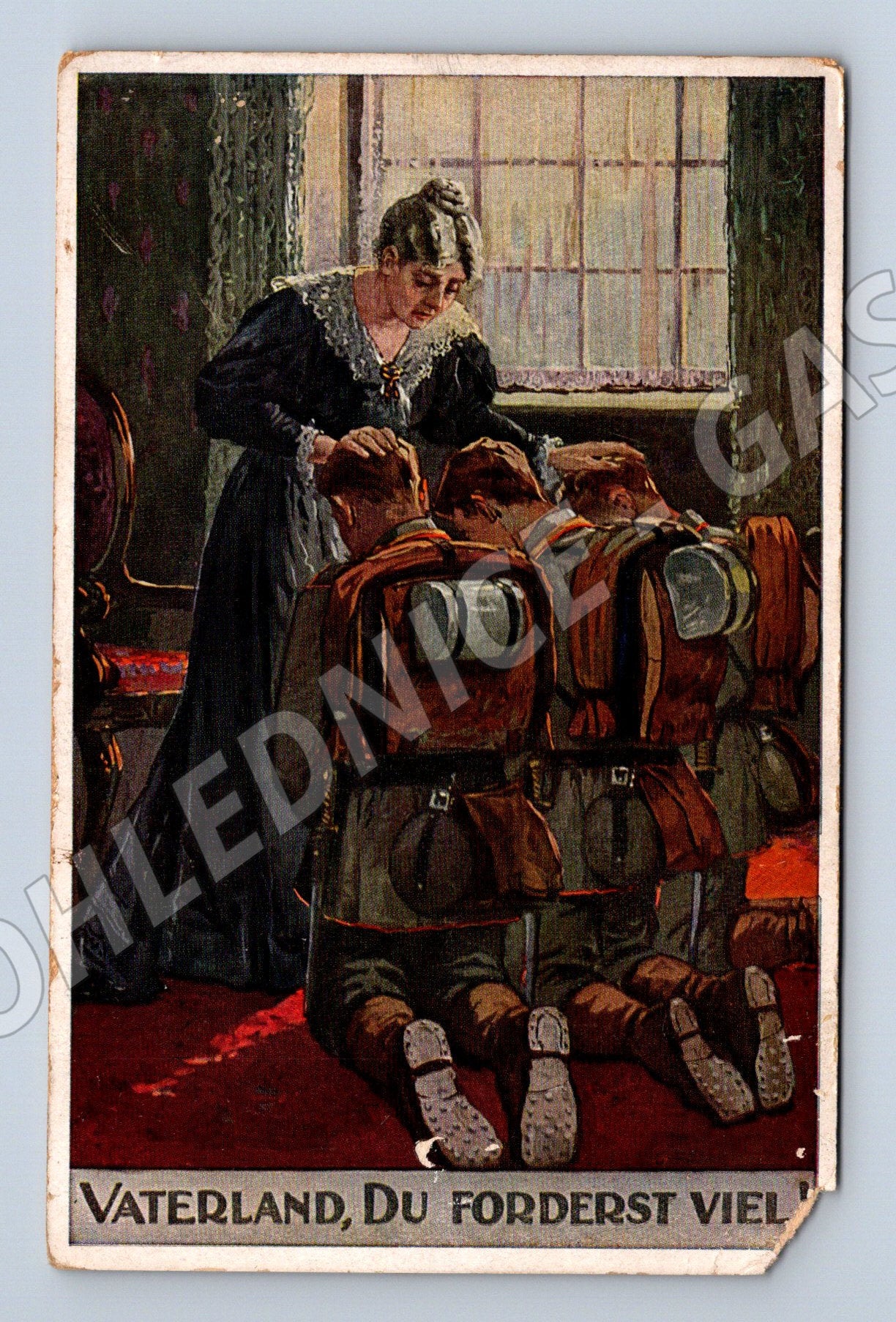 Pohlednice Německo I. světová válka voják odchod 1914 (M31297)