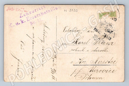 Postcard soldier KUK Ersatzbataillon 1916 (M3130)