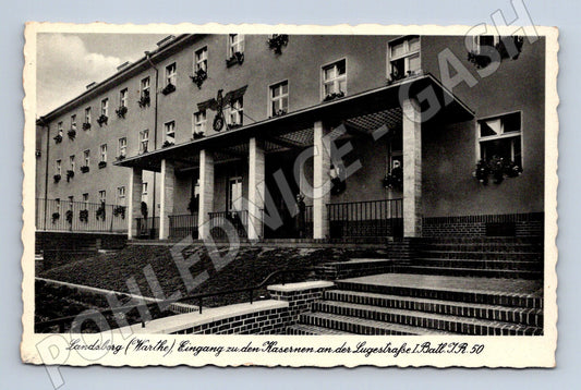 Pohlednice Německo Landsberg (Warthe) kasárny (M31300)
