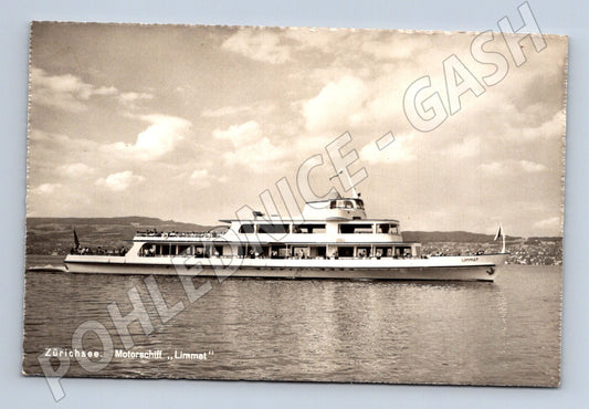 Pohlednice Švýcarsko Zürichsee Motorschiff Limmat (M31308)