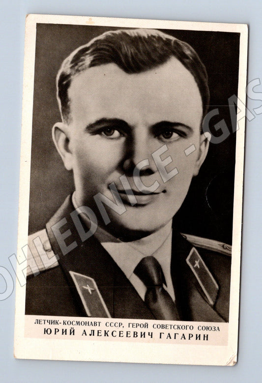 Pohlednice Rusko Jurij Gagarin kosmonaut 1961 (M31318)