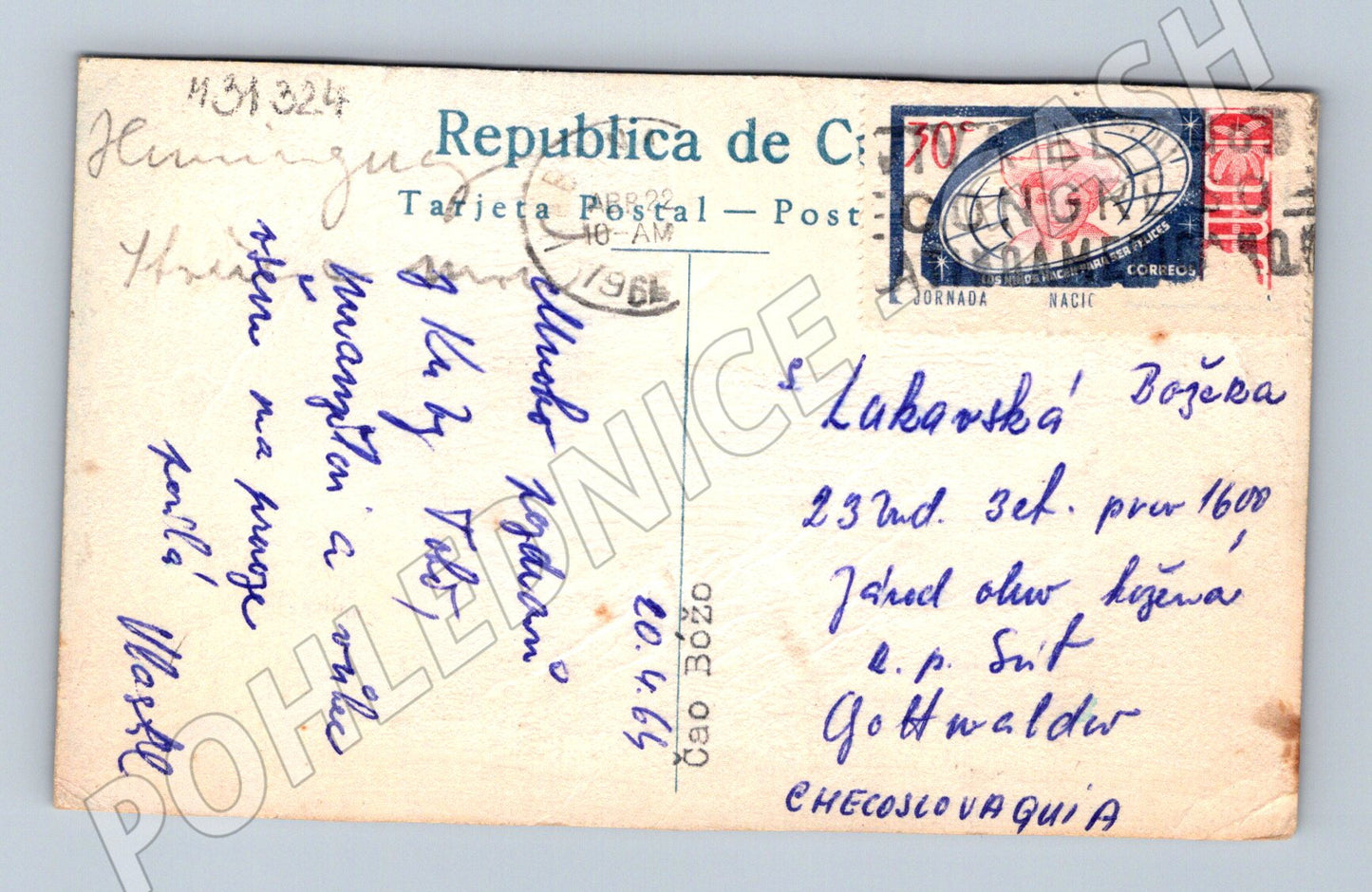 Pohlednice Kuba Havana Capitol 1966 (M31324)