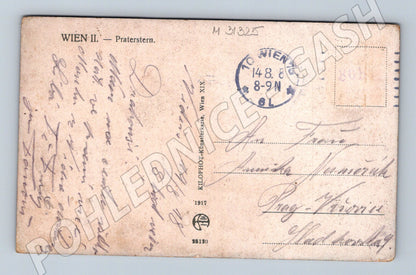 Pohlednice Rakousko Vídeň Praterstern 1918 (M31325)