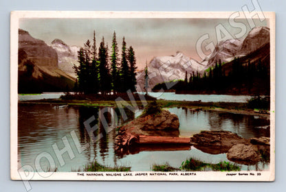 Pohlednice Kanada Maligne Lake Jasper National Park 1930 (M31328)