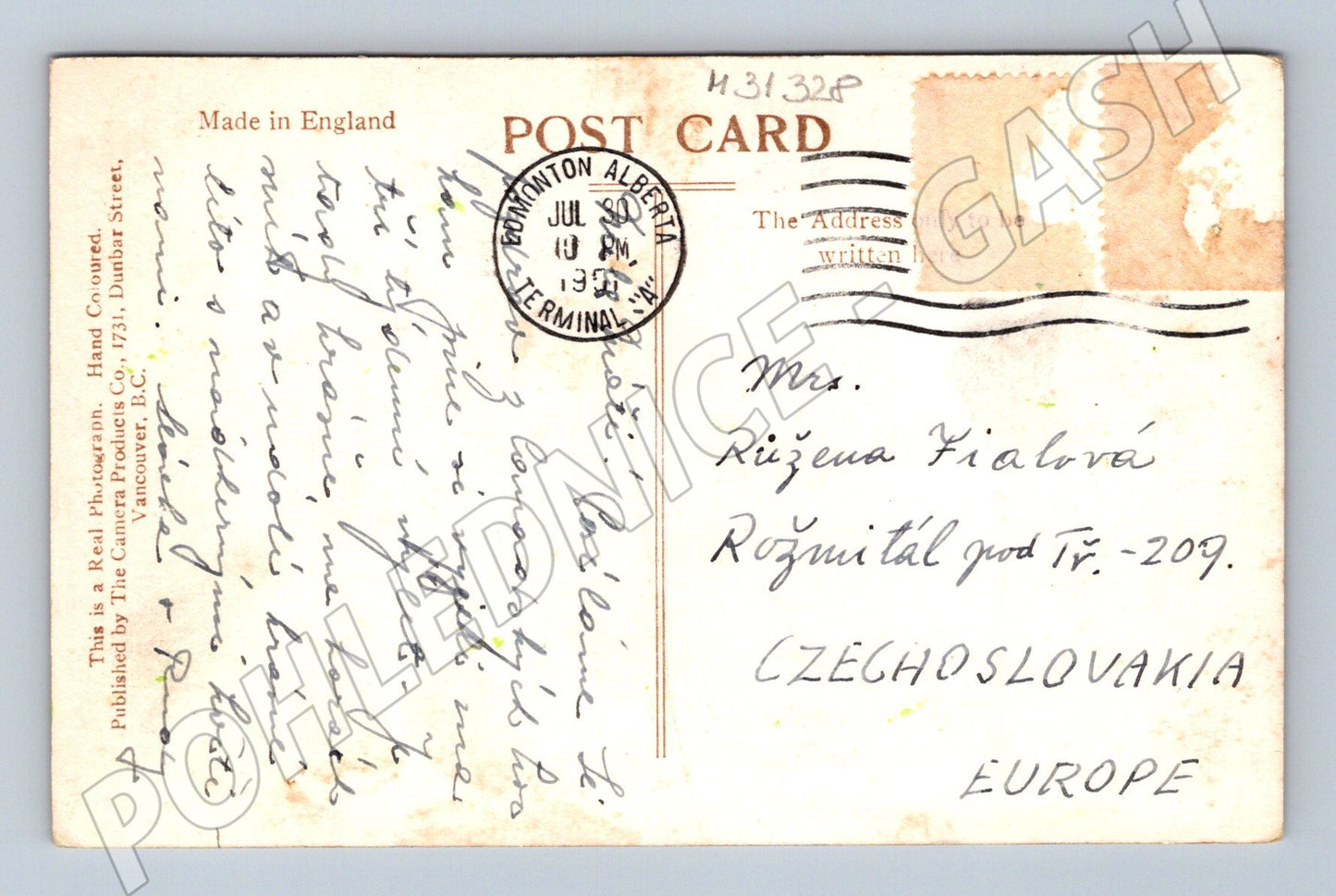 Pohlednice Kanada Maligne Lake Jasper National Park 1930 (M31328)