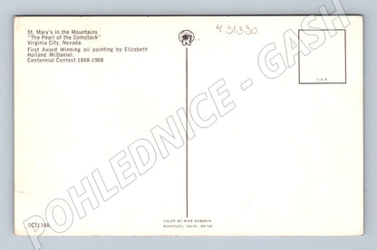 Pohlednice USA Virginia City kostel St. Mary's 1968 (M31330)