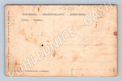 Pohlednice Bosna a Hercegovina Čaršija muži trhovci (M31337)