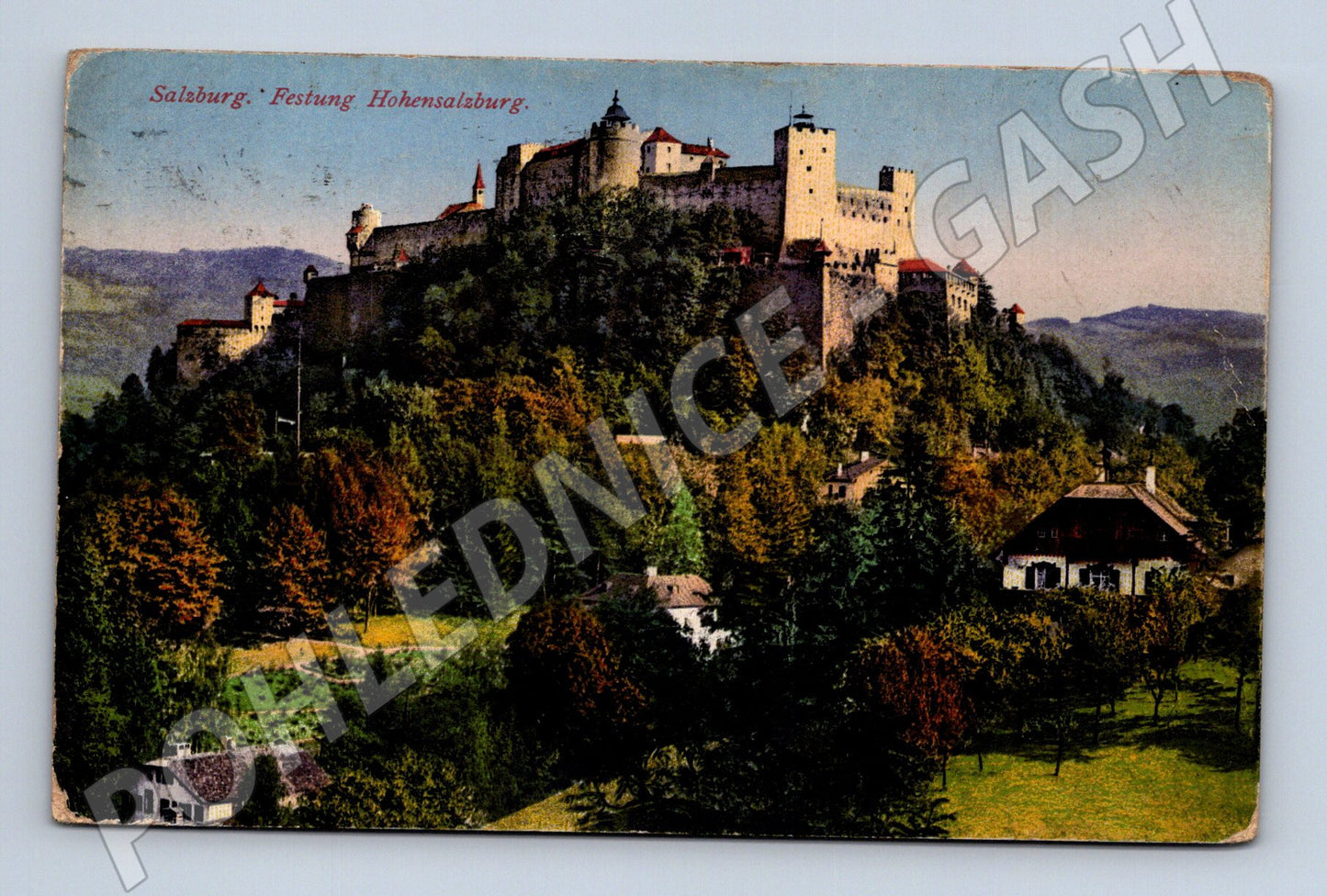 Pohlednice Rakousko Salzburg Festung Hohensalzburg 1918 (M31346)