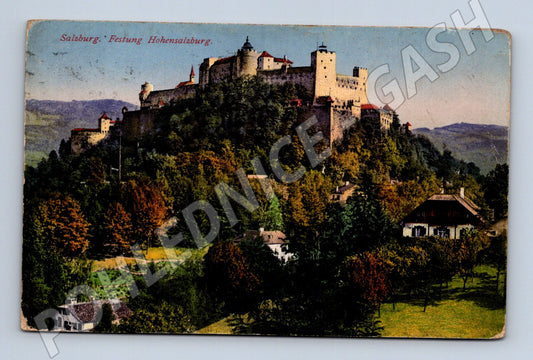 Pohlednice Rakousko Salzburg Festung Hohensalzburg 1918 (M31346)
