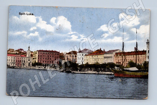 Pohlednice Chorvatsko Split Luka (M31348)