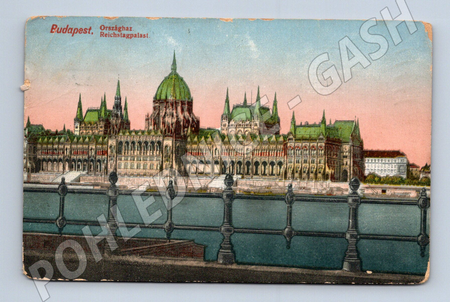 Pohlednice Maďarsko Budapešť Országház okolo 1900 (M31349)