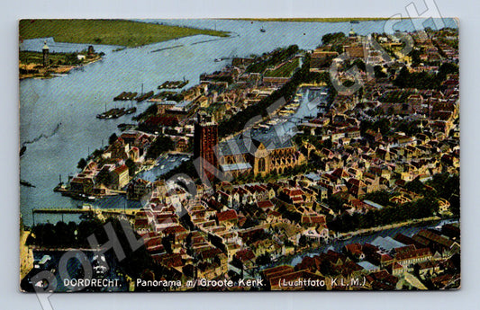 Pohlednice Holandsko Dordrecht panorama 1931 (M31353)