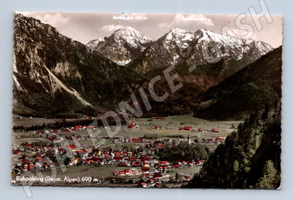 Pohlednice Německo Ruhpolding Alpy 1960 (M31355)
