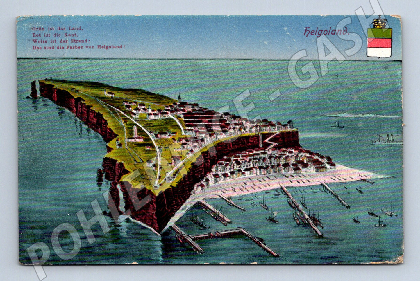 Pohlednice Německo Helgoland ostrov 1922 (M31367)