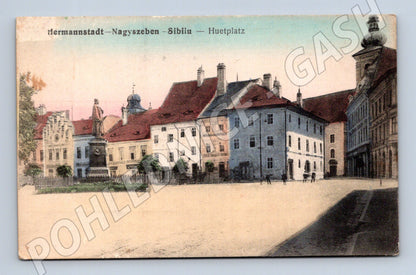 Pohlednice Rumunsko Sibiu Huetplatz (M31368)
