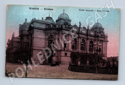 Pohlednice Polsko Krakov Městské divadlo (M31372)