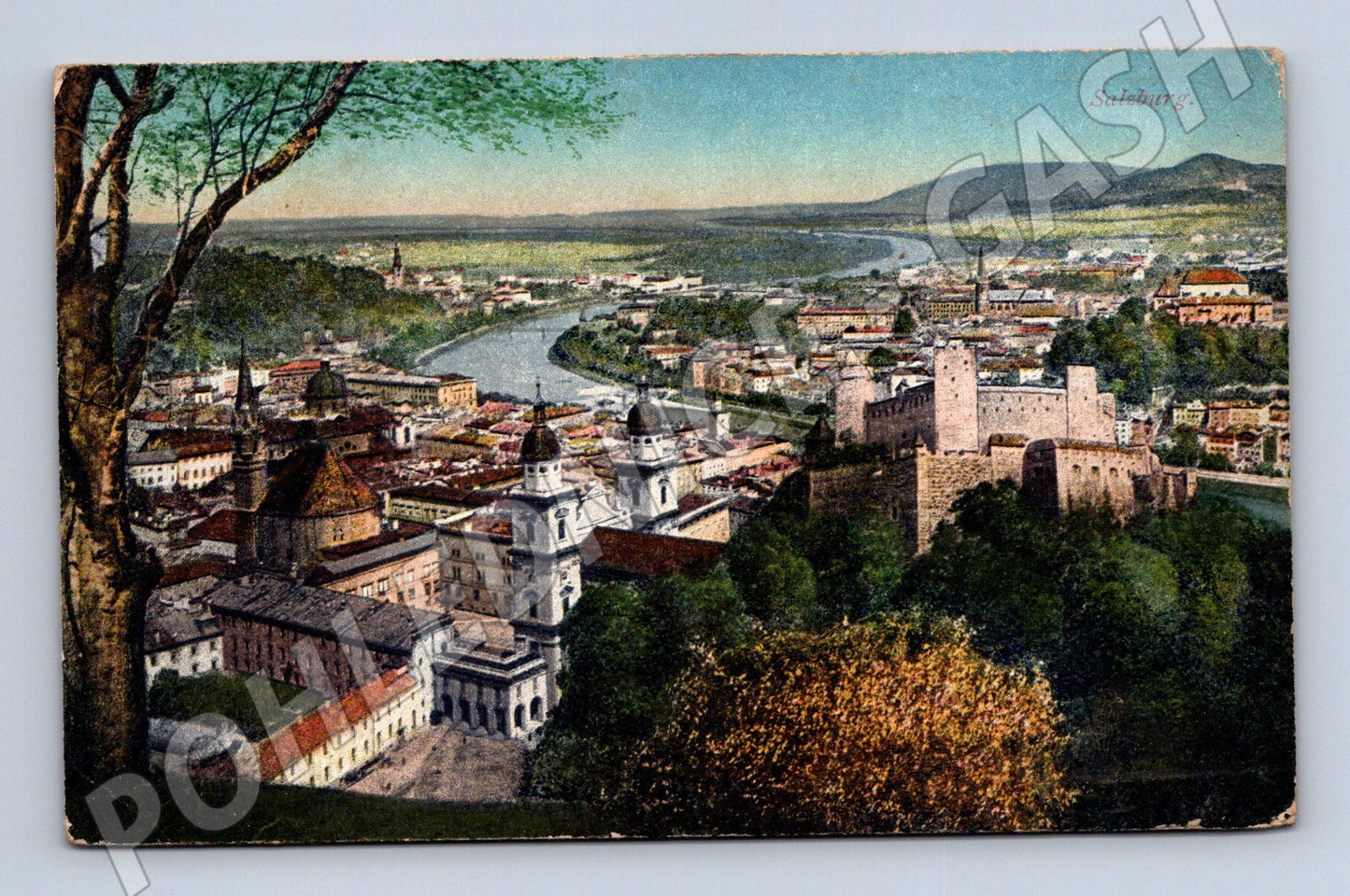Pohlednice Rakousko Salzburg panorama (M31374)