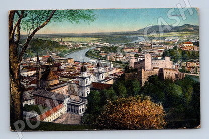 Pohlednice Rakousko Salzburg panorama (M31374)