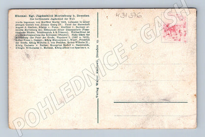 Pohlednice Německo zámek Moritzburg noc (M31376)