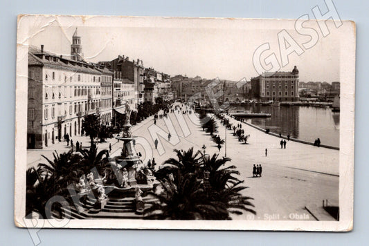 Pohlednice Chorvatsko Split Obala (M31384)