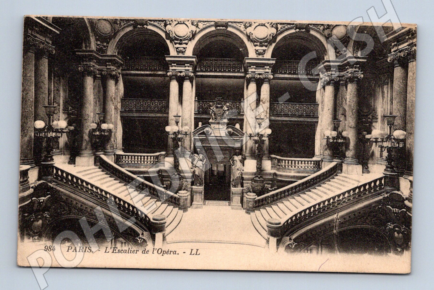 Pohlednice Francie Paříž Opera Velké schodiště 1923 (M31387)