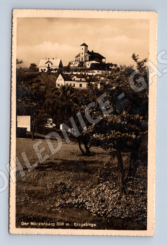 Pohlednice Komáří hůrka Erzgebirge cca 1930 (M31390)